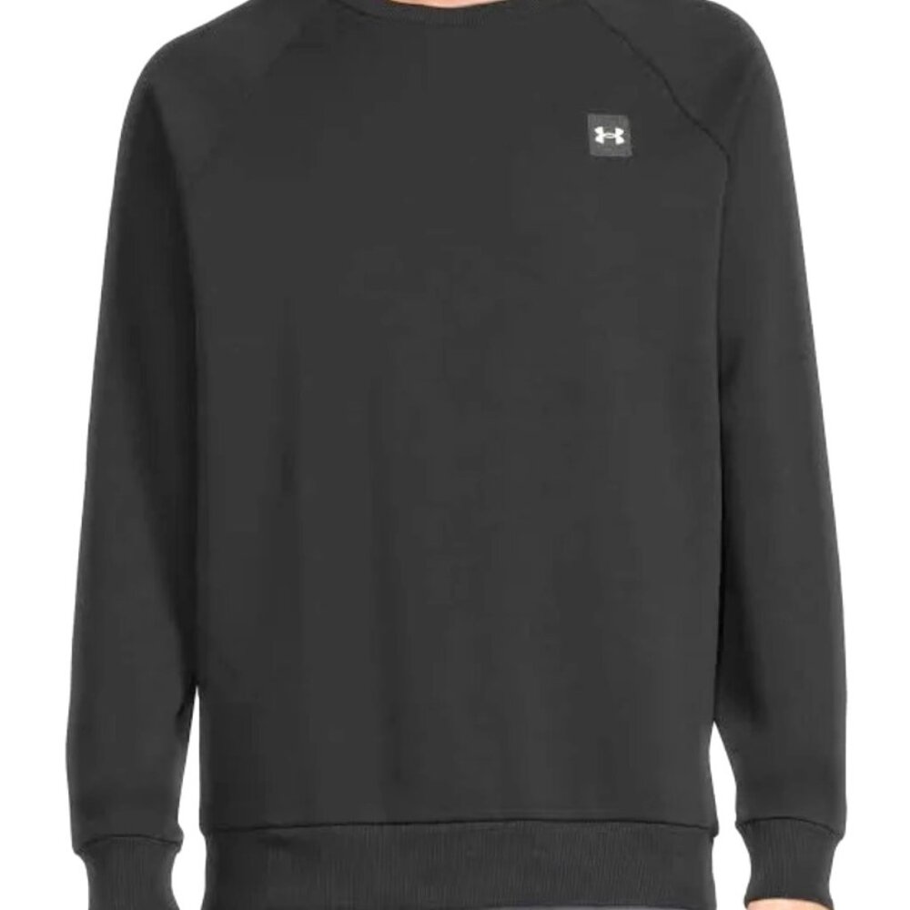 New Under Armour Men's Crewneck Fleece Sweatshirt, Black, Size M, XL & XXL